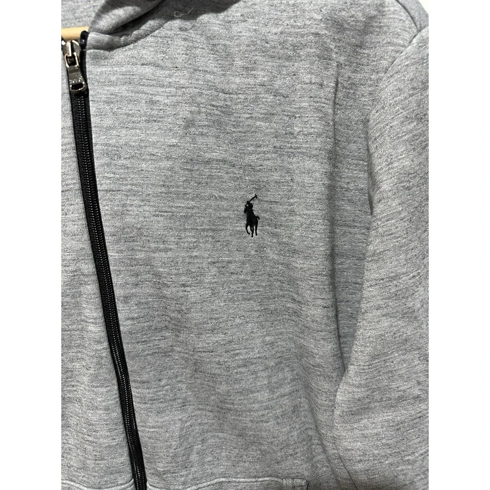 Polo Ralph Lauren Men's Gray Full Zip Hoodie Sweatshirt Size M (175/96A)‎